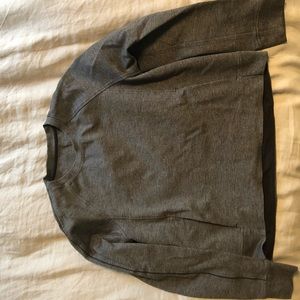 Lululemon grey crew neck sweatshirt
